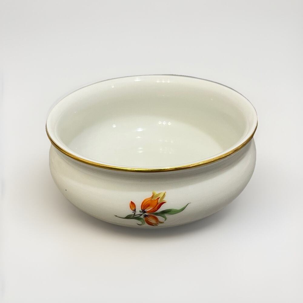 Meissen Porcelain small Floral Trinket Bowl